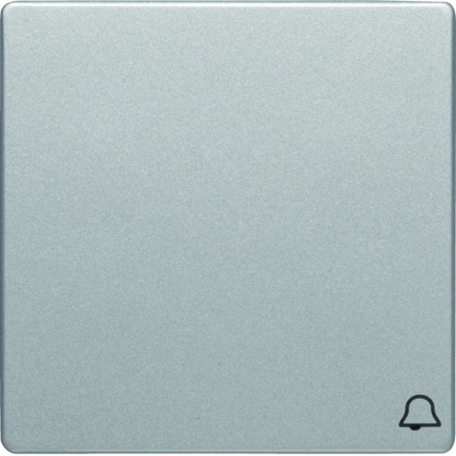 Q.x - tecla simples simb.camp, alumínio