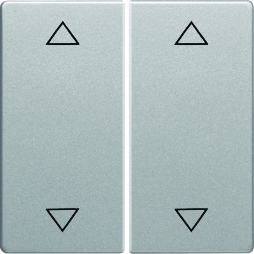 Q.x - tecla dupla 4 setas, alumínio