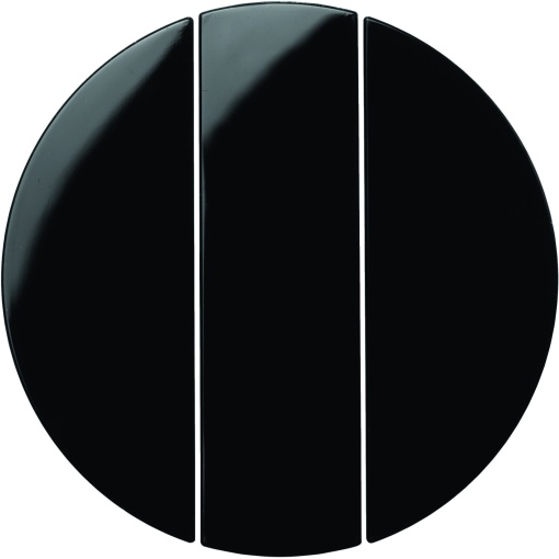 R.1R.3 - tecla tripla, preto