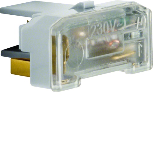 Lâmp. néon c term. N, cinzento, 230V