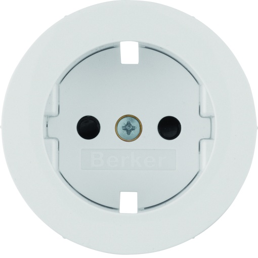 R.1R.3 - esplh. Schuko cobtur., branco