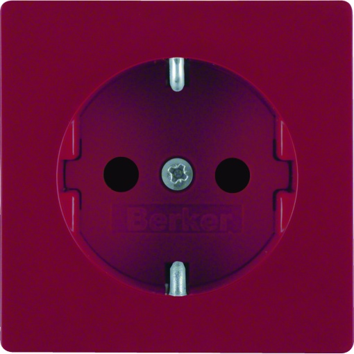 Q.x - esplh. Schuko cobtur., encarnado