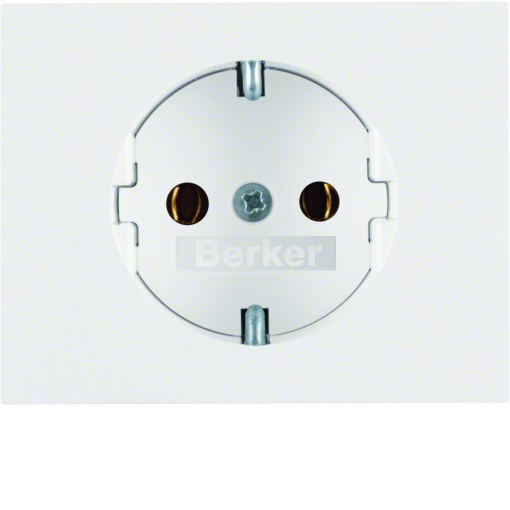 K.1K.5 - esplh. Schuko cobtur., branco