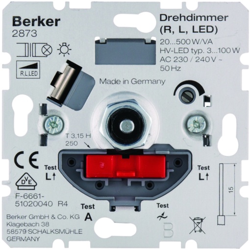 Variador rotativo universal R, L, LED