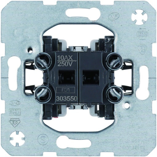 Comutador lustre, divisórias, 10AX 250V