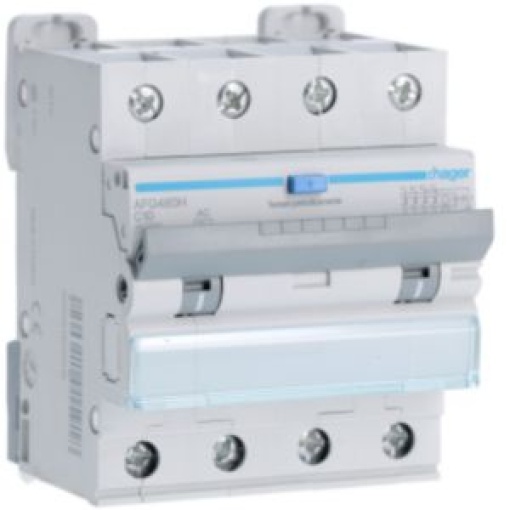 Disj dif 4P 10A C 300mA tipo AC 4M
