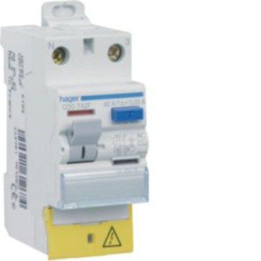 Int dif 1PN 40A 30mA AC cBD Resi