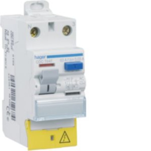 Int dif 1PN 63A 30mA AC cBD Resi