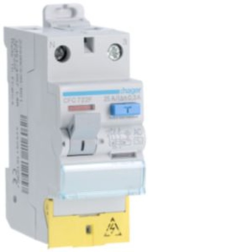 Int dif 1PN 25A 300mA AC cBD Resi
