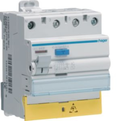 Int dif 3PN 40A 100mA AC cbornes des