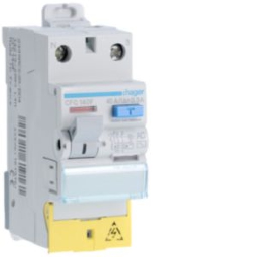 Int dif 1PN 40A 300mA AC cbornes des
