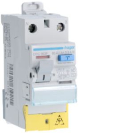 Intdif 1PN 63A 300mA S AC cbornes des