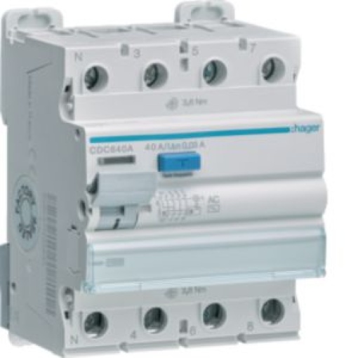 Inter dif 3PN 40A 30 mA tipo AC 4M