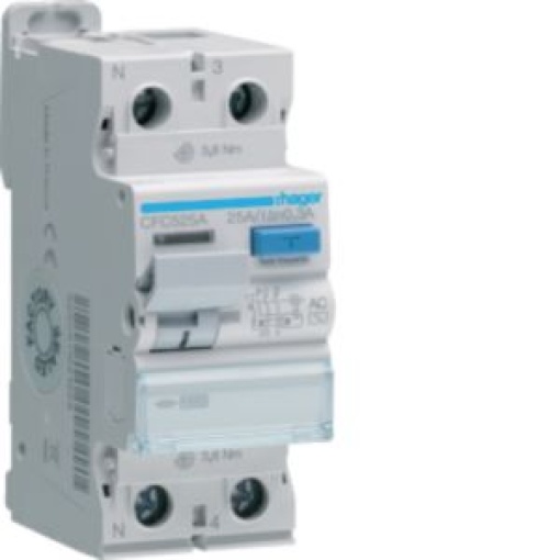Inter dif 1PN 25A 300 mA tipo AC 2M