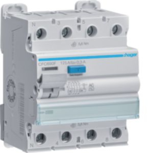 Inter dif 3PN 125A 300 mA tipo AC 4M