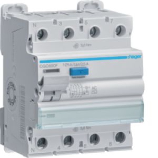 Inter dif 3PN 125A 500 mA tipo AC 4M