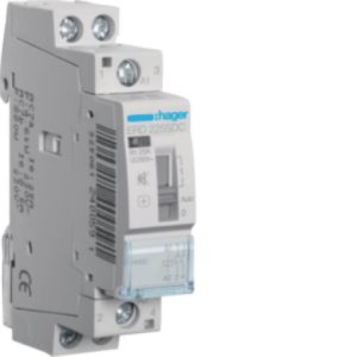Contactor silenci Manu 25A 2NA 24V DC