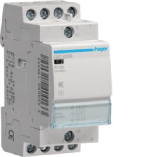Contactor silencioso 25A 4NA 230V 2M