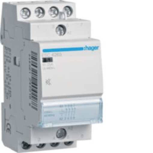 Contactor silencioso 25A 4NF 230V 2M