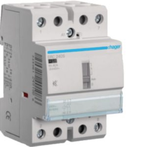 Contactor silencioso manu 40A 2NA 230V