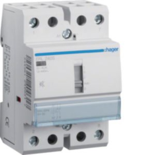 Contactor silencioso manu 40A 2NA 12V