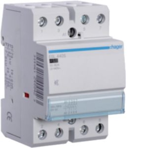 Contactor silencioso 40A 4NA 12V 3M