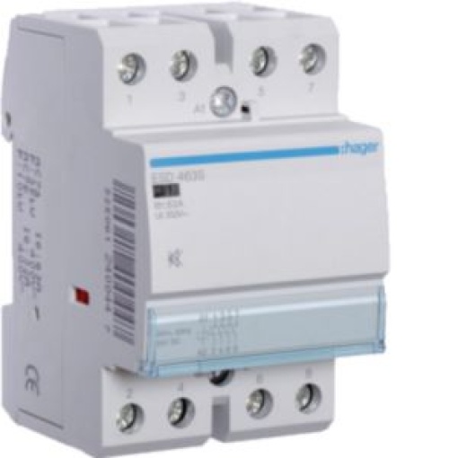 Contactor silencioso 63A 4NA 24V 3M