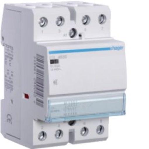 Contactor silencioso 63A 4NA 12V 3M
