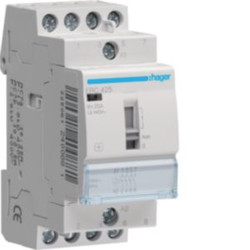 Contactor com manu 25A 4NA 230V