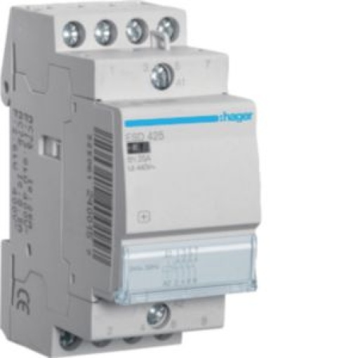 Contactor 25A 4NA 24V 2M