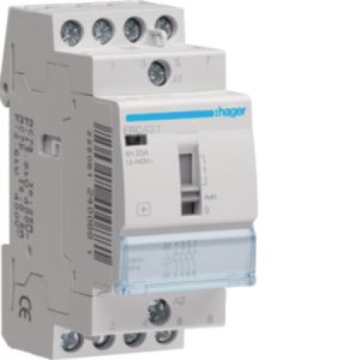 Contactor manu 25A 2NA2NF 230V