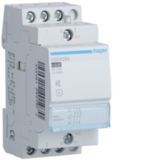 Contactor silencioso 25A 3NF 24V