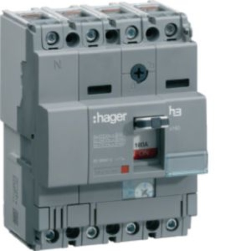 Disjuntor x160 TM 4P4D 100A 25kA