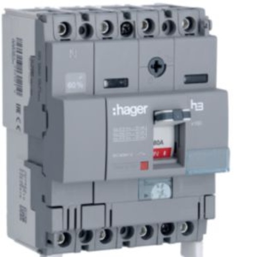Disjuntor x160 TM 4P3DN2 80A 25kA