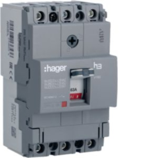 Disjuntor x160 TM 3P3D 63A 18kA