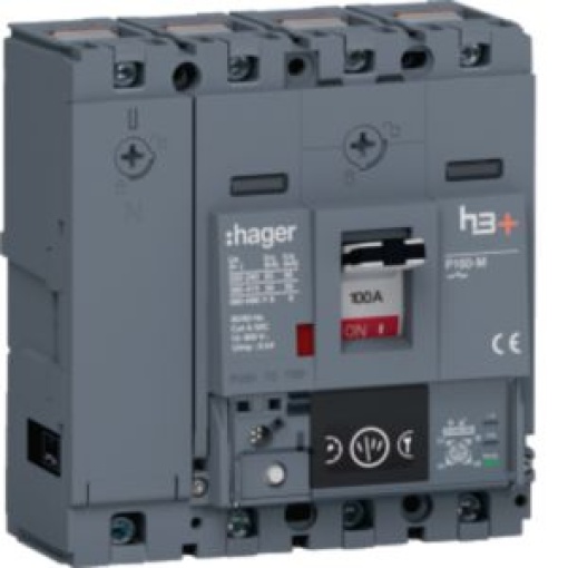 Disjuntor P160 Energy 4P4D 100A 50kA