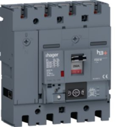 Disjuntor P250 Energy 4P4D 250A 50kA