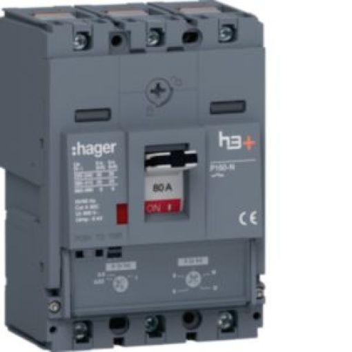 Disjuntor P160 TM 3P3D 80A 25kA