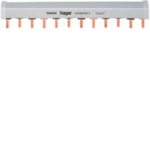 Pente de lig 4P 63A pont 10mm² 12M