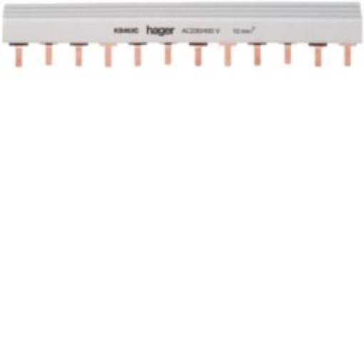 Pente de lig 4P 63A pont 10mm² 24M