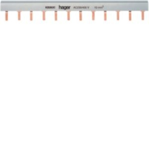 Pente de lig 2P 63A pont 10mm² 24M