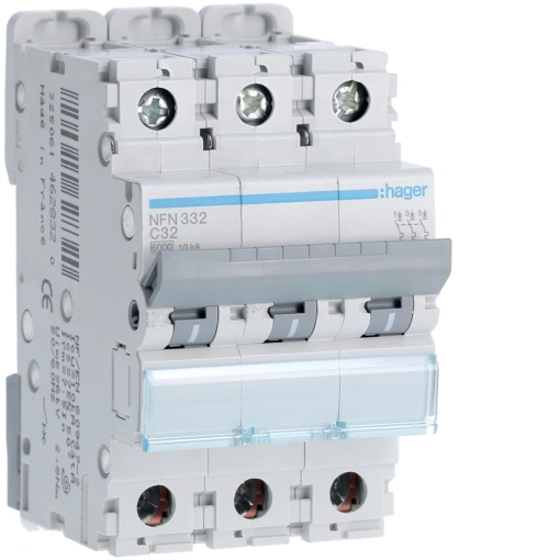Disjuntor 3P 32A C 610kA 3M