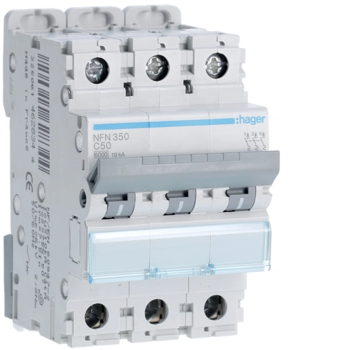 Disjuntor 3P 50A C 610kA 3M
