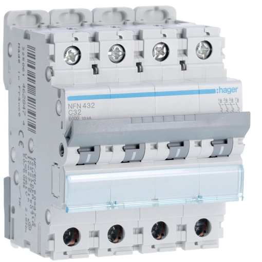 Disjuntor 4P 32A C 610kA 4M