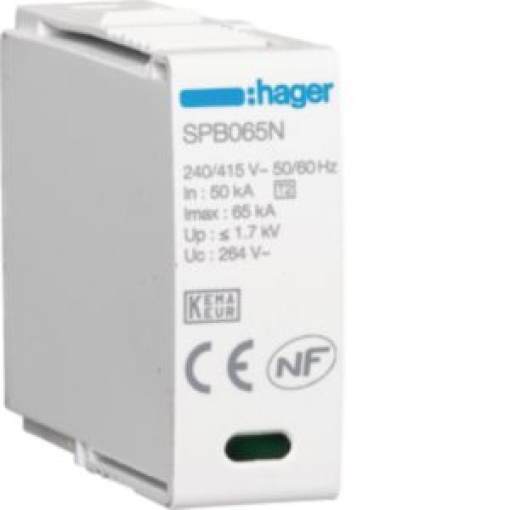 Cart recarga NPE In 20kA Imax 65kA