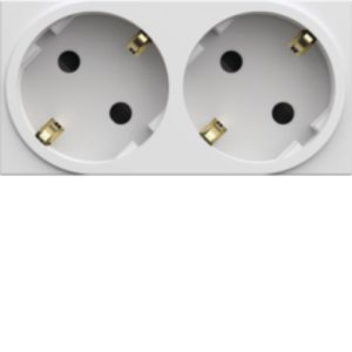 gallery Tom múltip Schuko x2 branco