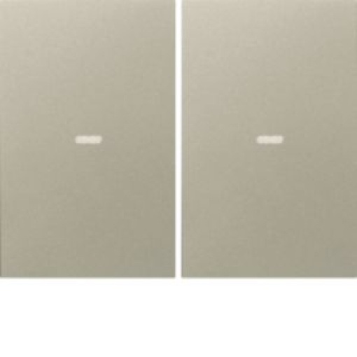 Tampa p BP KNX Kx 2 teclas cBCU inox