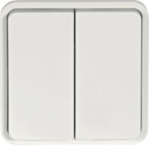 cubyko  Comutador escada duplo branco
