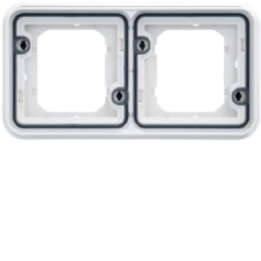 cubyko  Quadro x2 horizontal branco