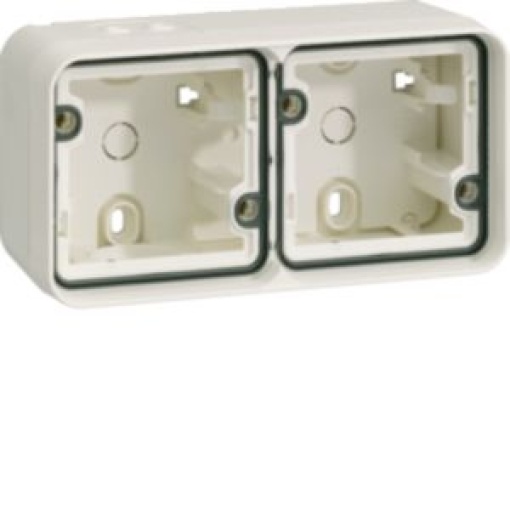 cubyko  Cx saliente x2 horiz IP55 brc